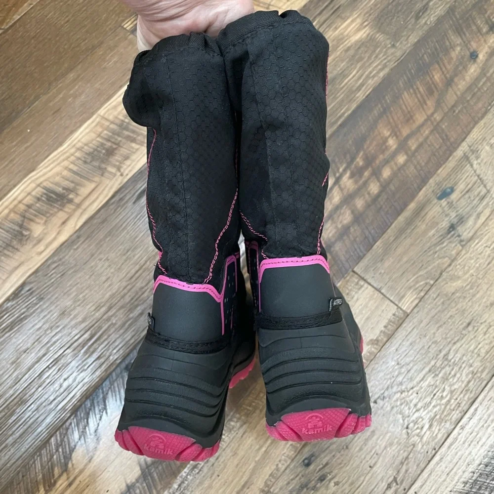 Kamik winter snow waterproof boots girl 5
